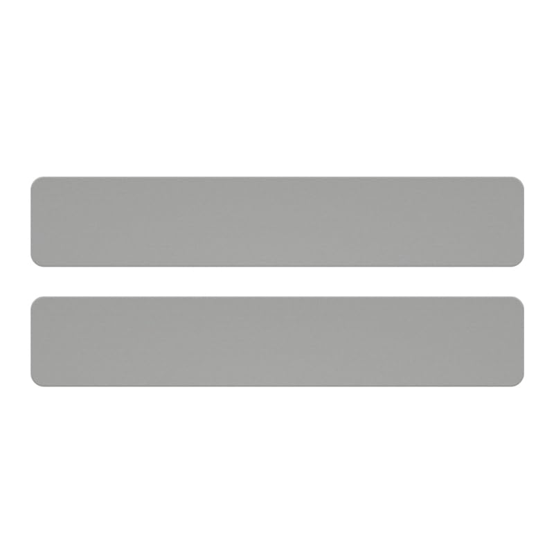 2PCS 30″x5.5″ Customizable Sink Faucet Mat 2&3 Hole Kitchen Sinks, Gray | DIY Cut for Oval/Rectangle/Square Faucets, Extra Long Coverage, For Splashes & Drips - style: 2 Pcs Gray
