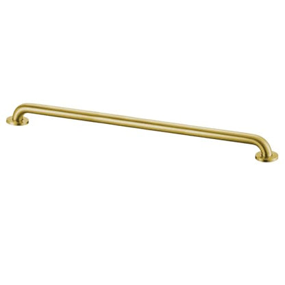 Stardrix 36-Inch ADA Compliant Grab Bar, 1.5" Diameter, Concealed Mounting Flanges, Handicap Friendly, Commercial & Residential Bathrooms, Brushed Gold Stainless Steel - color: Brushed Gold, size: 36"