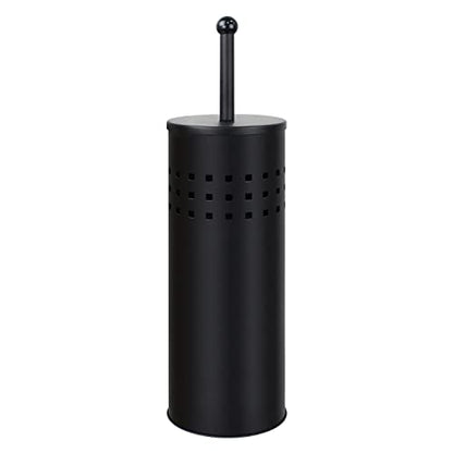 Blue Donuts Toilet Plunger with Holder for Bathroom, Multi Drain Suitable Also for Bathtubs, Quick Dry, Black - color: Black