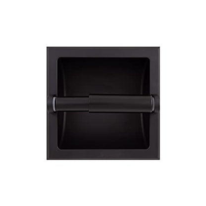 Design House Millbridge Toilet Paper Holder, Matte Black | Wall Mount, Classic, Zinc, Hardware, 544554