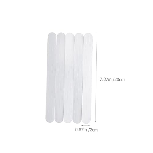 TEHAUX 4sets Non-Slip Shower Floor Strips Slip Sticker Tape for Tub Bathroom Safety