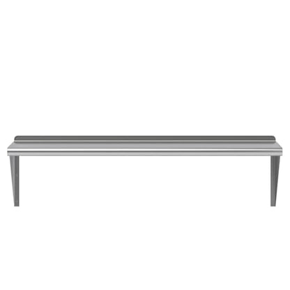 AmGood 48" Long X 14" Deep Stainless Steel Wall Shelf | NSF Certified | Appliance & Equipment Metal Shelving | Kitchen, Restaurant, Garage, Laundry, Utility Room - size: 48" Long X 14" Deep