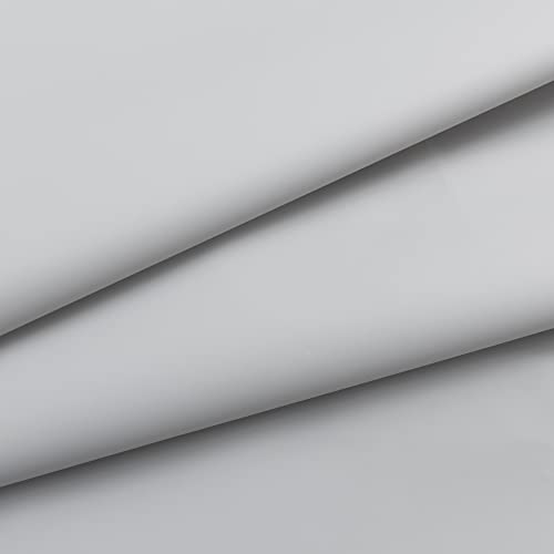 Barossa Design Shower Curtain Liner Standard Size, Silver Gray | Premium PEVA, BPA & PVC Free, No Chemical Smell, Metal Grommets, Lightweight Shower Curtain with 3 Magnets for Bathroom - color: Gray Silver, size: 72"W x 72"L (Pack of 1)