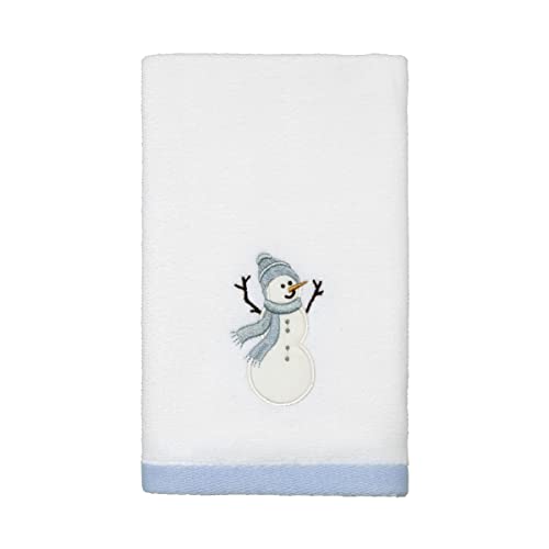 Avanti Linens - Fingertip Towel, 100% Cotton Velour, Holiday Decor, Set of Four (Frosty Friends Collection) - size: 4 Pack