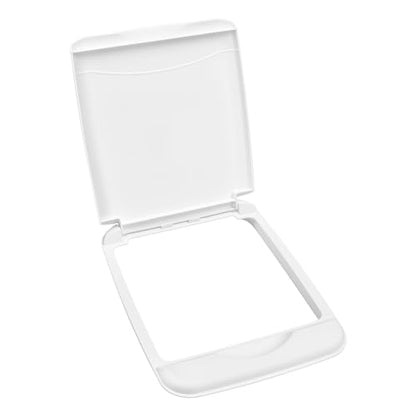 Rev-A-Shelf 35 Qt Under Sink Garbage Can Lid for Base Kitchen and Bathroom Cabinet, Replacement Plastic Trash Bin Lid Only, White, RV-35-LID-1 - color: White, size: 35 QT