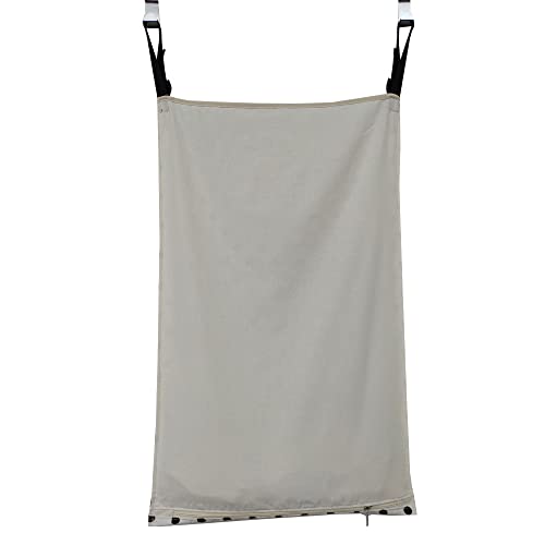 Adjustable Space Saving Door Hanging Laundry Hamper Bag Dorm Laundry Bag,Wide Open Top Over The Door Laundry Hamper with Free Hanging Hooks