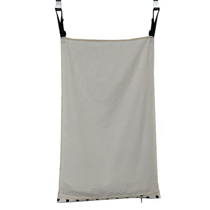 Adjustable Space Saving Door Hanging Laundry Hamper Bag Dorm Laundry Bag,Wide Open Top Over The Door Laundry Hamper with Free Hanging Hooks