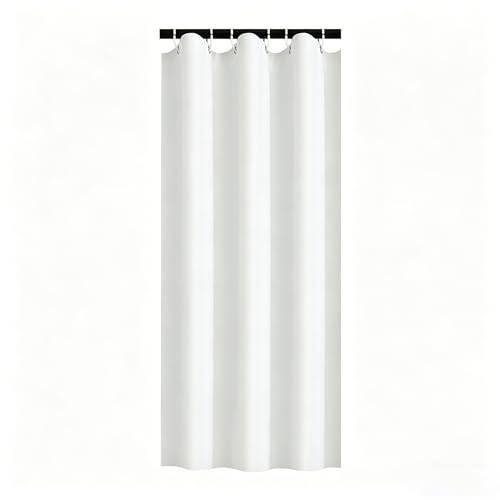 Small Stall Shower Curtain Liner with Hooks and 3 Magnets 31W x 71H,Soft Mini Narrow Shower Curtain Ipx4 Waterproof,Shower Liner/White - size: 31"W x 71"L (Pack of 1)
