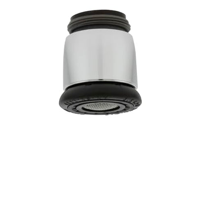 Duo Flow Faucet Aerator Push/Pull Spray Stream low flow to Soft White full flow Dual, Chrome Attachment Kitchen Bathroom (0.5/1.5 gpm)