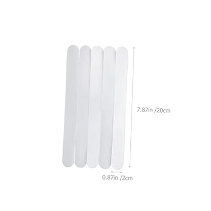 POPETPOP 4 Sets Strong Adhesive Slip Bathroom Strips Non Skid Tape for Floors Stairs and Bathtubs Safety for Preventing Slips and Falls