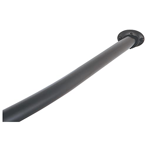 Kingston Brass CC3175 Adjustable Hotel Single Curved Shower Curtain Rod, Oil Rubbed Bronze 53 x 1 x 1.88 - color: Oil Rubbed Bronze