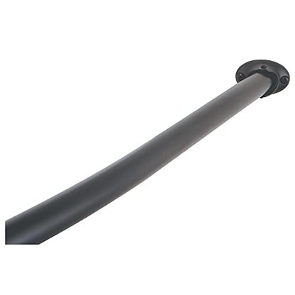 Kingston Brass CC3175 Adjustable Hotel Single Curved Shower Curtain Rod, Oil Rubbed Bronze 53 x 1 x 1.88 - color: Oil Rubbed Bronze