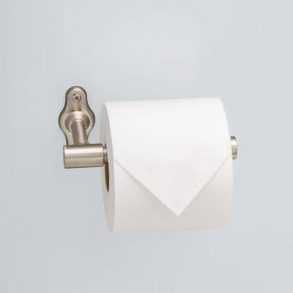 Franklin Brass Calloway (1-Pack) Toilet Paper Holder Satin Nickel Euro Tissue Roll Holder Single Post Toilet Tissue Holder Wall Bathroom Accessories Bath Organization/Storage CLWY51-SN - color: Satin Nickel
