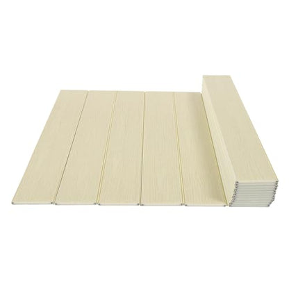 67x27.5in Bathtub Tray, Foldable Bathtub Cover Bath Insulation Cover, PVC Dustproof Shutter Bath Lid Cover Fit Most Tubs, Can Hold Wine Glass, Books, Tablets, Cellphones,Wood Grain - color: Wood Grain, size: 67x27.5in