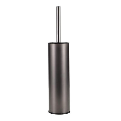 Toilet Brush and Holder Set Premium Material Toilet Bowl Cleaner Free Standing Toilet Bowl Brush and Holder 1pack Gun Grey - color: Gun Grey