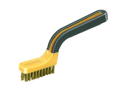 ALLWAY BB1 Soft-Grip Narrow Brass Stripper Brush - style: Narrow Brass Stripper Brush