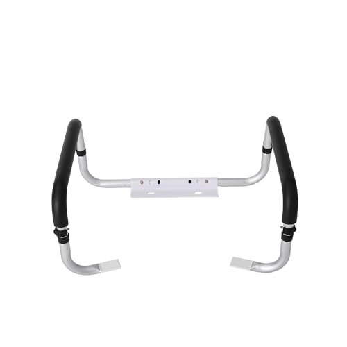 BIRDROCK HOME Toilet Seat Safety Rail for Seniors | Handrail Support Safety Frame for Bathroom | Easy Install - Elderly, Handicap, Bariatrics, Medical Disabled | Raised, Elevated, Assistance, Commode
