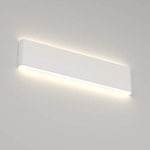 Ralbay 20W Bathroom Light Fixture 24 inch Natural White Light 4000K Vanity Light White Wall Sconce Light for Dressing Room IP44 Waterproof 2600LM - color: White-Natural White, size: 24 inch