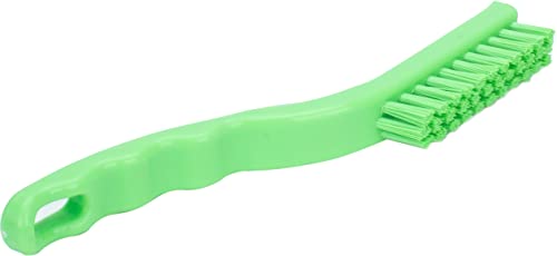 SPARTA Detail Brush Grout Brush, Crevice Brush with Hanging Hole for Bathroom, Kitchens, Countertop, Plastic, 9 Inches, Lime - color: Lime, size: 9 Inches