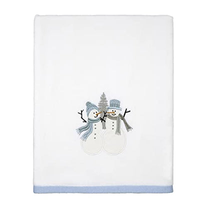 Avanti Linens - Bath Towel, 100% Cotton Velour, Holiday Decor, Set of Two (Frosty Friends Collection) - size: Hand Towel