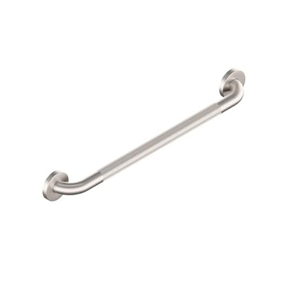 HEALTHCRAFT Easy Mount Grab Bar 24", ADA Stainless Rail - Knurled Stainless | Concealed screws, clean install, compatible with Easy Mount Anchor - color: Knurled Stainless Steel, size: 24" Inch