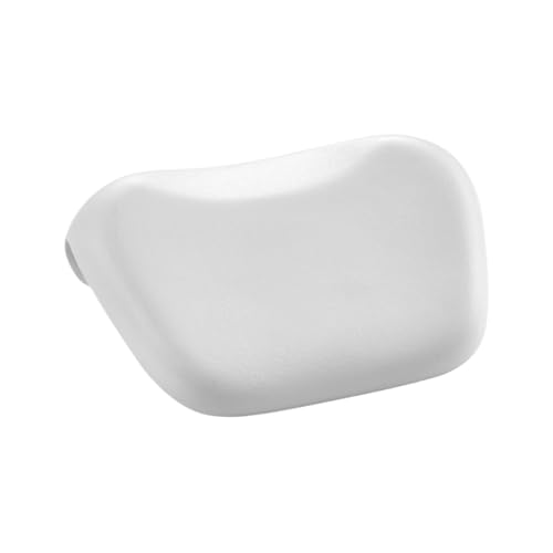 Practical Non-Slip Bathtub Pillow Ergonomic Design Suction Cup Comfort Elasticit(Brown) - color: Brown