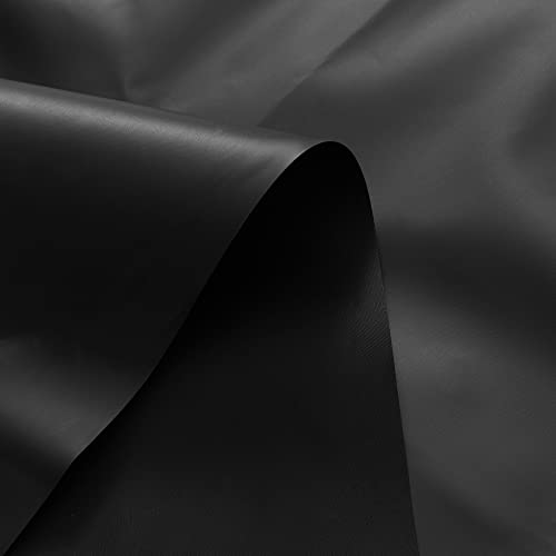 Barossa Design Black Shower Curtain Liner Standard Size | Premium PEVA, BPA & PVC Free, No Chemical Smell, Metal Grommets, Lightweight Shower Curtain with 3 Magnets for Bathroom - color: Black, size: 72"W x 72"L (Pack of 1)