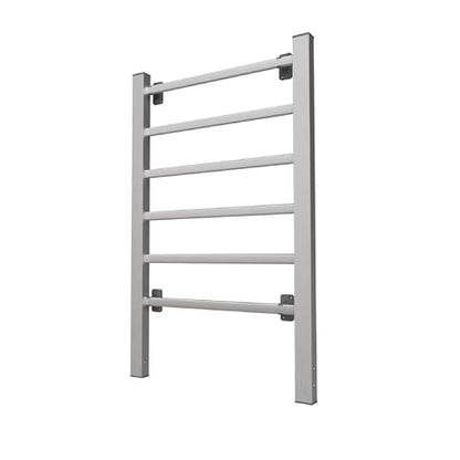 Electric Heated Towel Rack for Bathroom, 2-in-1 Freestanding & Wall Mounted 6 Bar Towel Warmer, IPX4 Waterproof Plug-in Rustproof Aluminum Towel Heater for Home Hotel