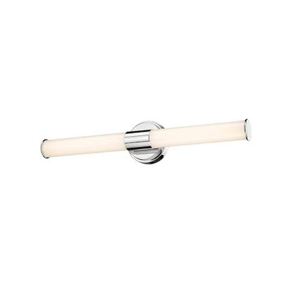 ML Lighting 2221-CH Trumann 1-Light Vanity, LED Polished Chrome - color: Polished Chrome, size: 24-Inch