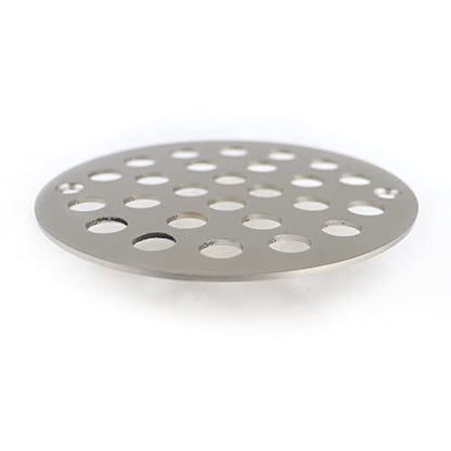 4 Inch Screw-in Round Shower Drain Cover Replacement Floor Drainer with Screws (Brushed Nickel) - color: Brushed Nickel