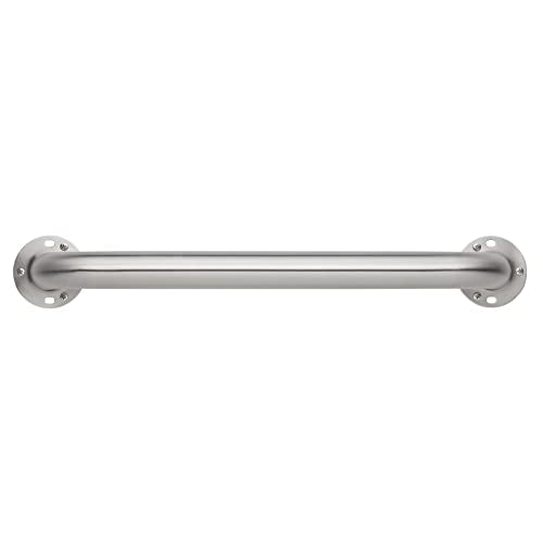 Homewerks 068 HW11218SS 18 Inch Bathroom Grab Bar with 1-1/2 Inch Diameter and Exposed Screws ADA Compliant - Brushed Stainless Steel - color: 1.5 Inch Diameter, size: 18 Inch