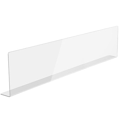 Acrylic Sink Splash Guard, Highly Transparent Fixed Splash Guard for Kitchen Island & Bathroom（31.5"L x 1.6"W x 4.7"H） - size: 31.5"