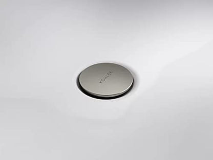 Kohler RH1274364-BN Clicker Drain with Overflow in Vibrant Brushed Nickel, ‎2.76 x 2.76 x 9.72 inches - color: Vibrant Brushed Nickel, size: 2.76 x 2.76 x 9.72 inches