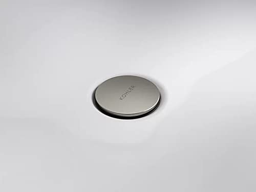 Kohler RH1274364-BN Clicker Drain with Overflow in Vibrant Brushed Nickel, ‎2.76 x 2.76 x 9.72 inches - color: Vibrant Brushed Nickel, size: 2.76 x 2.76 x 9.72 inches