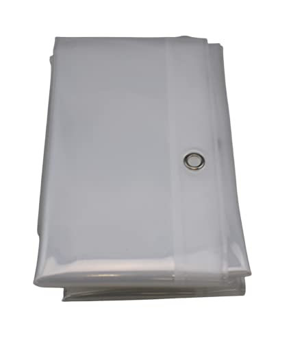 Dependable Industries inc. Essentials Premium 6 Guage PEVA Shower Curtain Liner - PVC Free Magnetized Bottom Odorless with Rustproof Grommets (Clear) - color: Clear