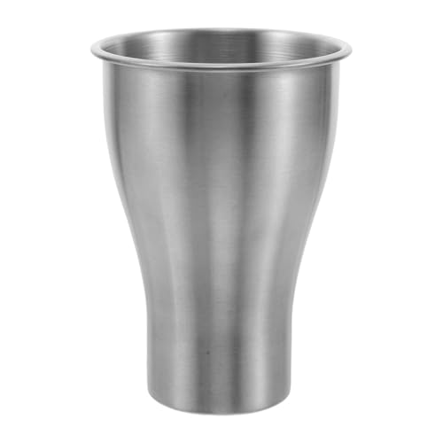 Stainless Steel Toothbrush Cup: 500ml/16.9oz Unbreakable Metal Drinking Glasses, Reusable Bathroom Mouthwash Rinse Cup and Travel Tumbler for Coffee Shop Hotel