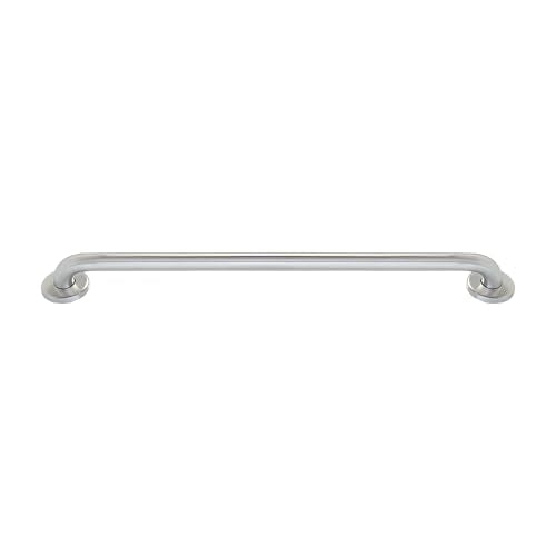 Grab Bar for Bathtub Shower - 1.5" Dia. / Stairs Bed Toilet Bathroom / Stand Assist & Safety Handrail / 304 Stainless Steel / Smooth Grip / 32" - color: Stainless Steel, size: 32 in. Smooth Grip