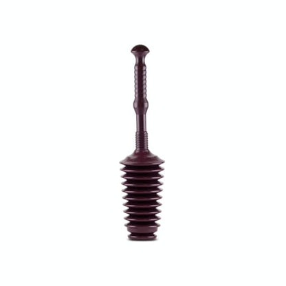 Master Plunger MP500 Heavy Duty All Purpose Plunger, Laundry Tubs, Bath Tubs, Kitchen Sinks, Garbage Disposal, Toilets Commercial & Residential Use. Equipped with Air Release Valve, Plum