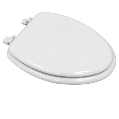 Elongated Toilet Seat in White
