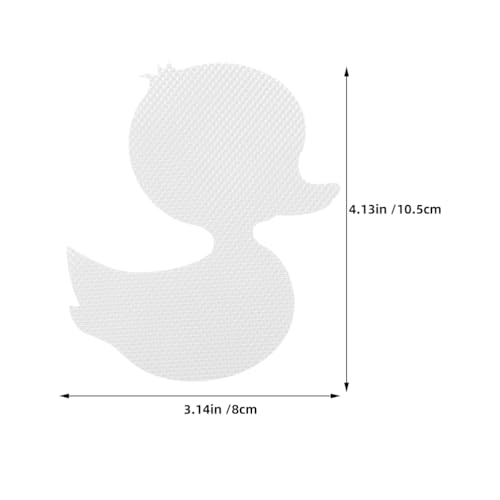 20 Duck Bathtub Non-Slip Stickers Anti Slip Shower Stickers for Kids Bathroom Cartoon Duck Bath Stickers Adhesive Ducks for Tub 4.13 X 3.54 X 0.31 in