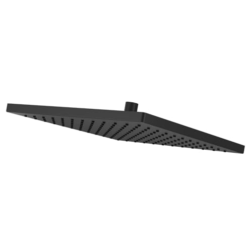 Pfister USH-06SHW Modern Square 1.75 GPM Single Function Rain Shower Head - color: Matte Black