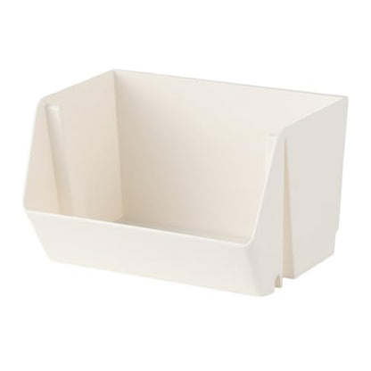 Wall Mounted Storage Organizer Bins, Shower Caddy Kitchen Shelf Floating, Space Saving Shelves Box with Adhesive Pads, Stackable Organizer for Bathroom、Office、Snacks、Refrigerator、Countertops