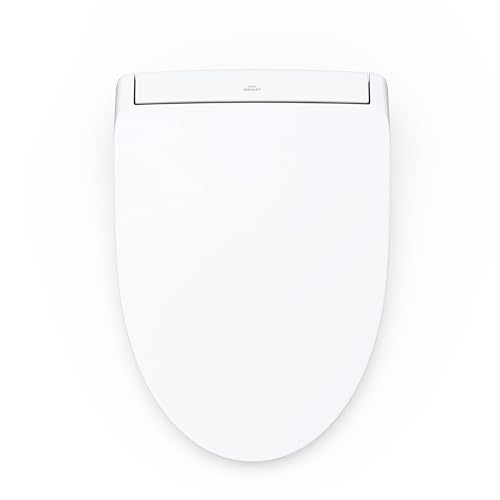 TOTO® WASHLET® KS5 Electronic Bidet Toilet Seat with Instantaneous Water Heating, Self-Cleaning Wand and Heated Seat, Elongated, Cotton White - SW3216#01