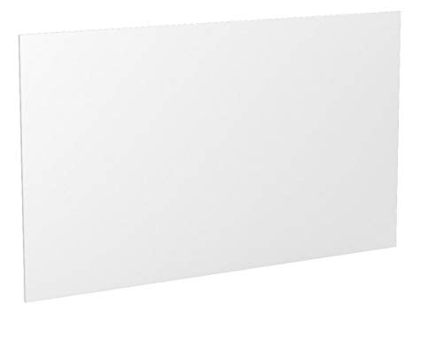 Fab Glass and Mirror 48x60 Inch Rectangle Frameless Bathroom Vanity Mirror with Beveled Edge - Shatterproof Wall Mounted Decorative Glass with Safety Backing for Living Room Bedroom Hallway Entryway - size: 36"L x 36"W, style: Rectangle
