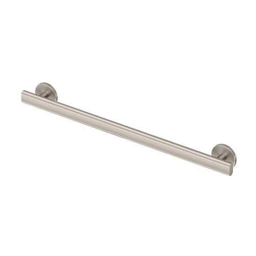 Gatco 672SN Nouveau 24" L Grab Bar, Satin Nickel/ADA Compliant Stainless Steel Safety Grab Bar for Bathroom - color: Satin Nickel, size: 24 Inch