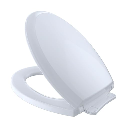 TOTO Guinevere SoftClose® Slow Close Elongated Toilet Seat and Lid, Cotton White - SS224#01 - color: Cotton White