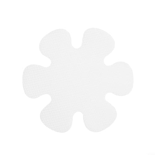 20 Pack Non-Slip Shower Stickers 3.1 Inch, Clear PEVA Anti-Slip Safety Treads for Bathtub and Bathroom Floors, Easy Peel and Grip Decals for Wet Surfaces