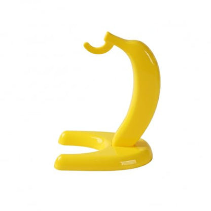 Freestanding Plastic Coat Hook, No-Drill Floor Stand for Entryway & Bathroom, Compact Yellow Rack for Coats, Bags, Towels (1 Pack)