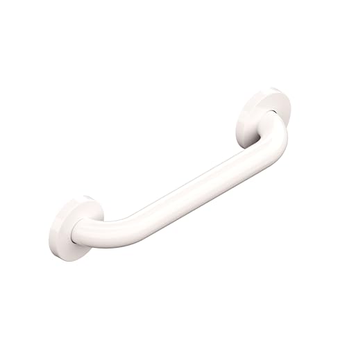 HEALTHCRAFT Easy Mount Grab Bar 12", ADA Stainless Rail - White | Concealed screws, clean install, compatible with Easy Mount Anchor - color: Powder Coat White, size: 12" Inch