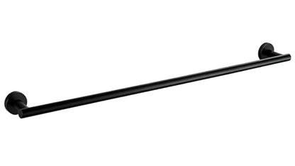 SEIDO 18 Inch Matte Black Towel Bar for Bathroom Wall, One-Piece No-Assembly Kitchen Towel Holder Rod, SUS 304 Stainless Steel Towel Rack Wall Mounted, 16" Hanging Length, Complete Mounting Kit - color: Matte Black, size: 18 Inch